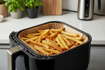 Set de papier cuisson Cookinglife - friteuse à air - 20 x 20 cm - 50 feuilles