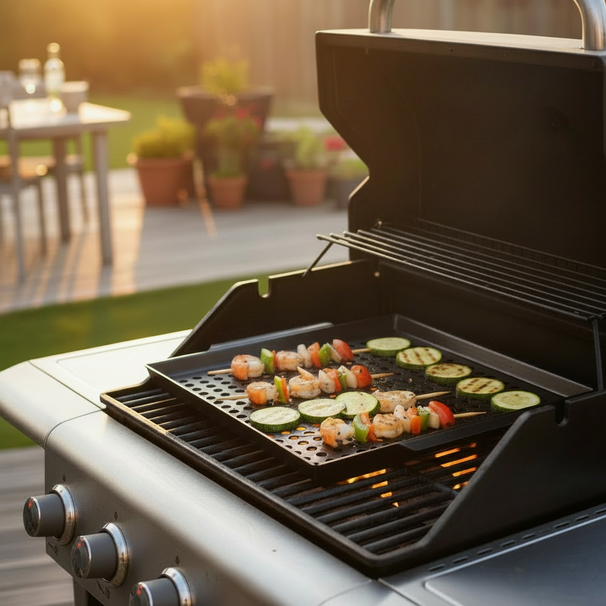 Plaque de cuisson Cookinglife - pour barbecue - Fire & Flavour - 38 x 28 cm
