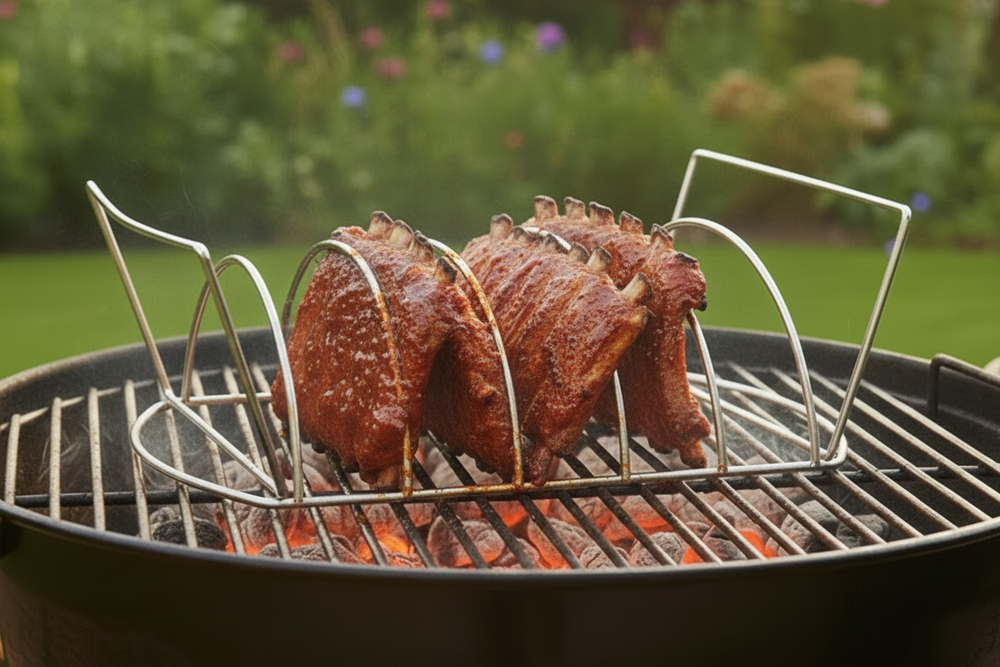 Grille à travers de porc Cookinglife - Outil barbecue - Fire&Flavour - 405 mm