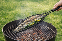 Gril a poisson Cookinglife - Accessoire barbecue - Fire & Flavour - 58 cm
