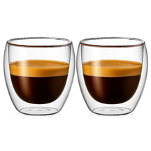 Set de verres à espresso Cookinglife - Double paroi - Barista - 100ml - 2 pièces