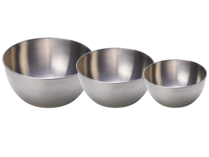 Set de bols à mélanger Cookinglife - en inox - 29/23,5/19 cm - 3 pièces