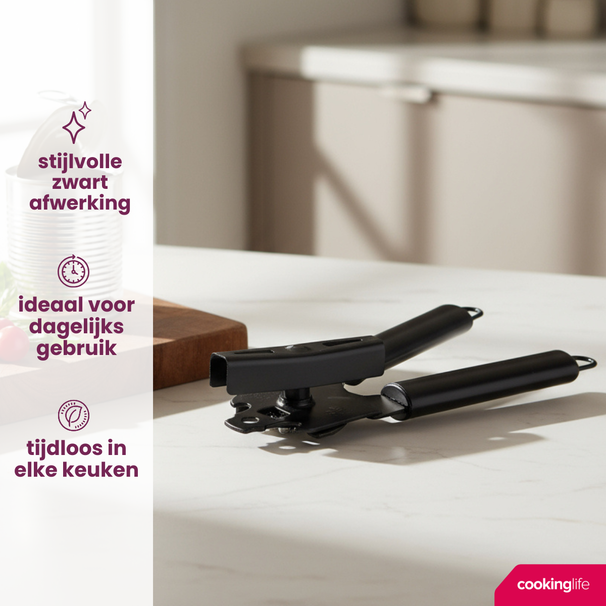 Ouvre-boite Cookinglife - Ouvre-boite a levier - en inox - 22 cm