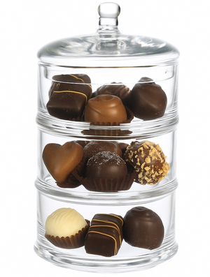 Bonbonnière Cookinglife - en verre - Ø 12,5 cm - 1500 ml - Hauteur 220 mm