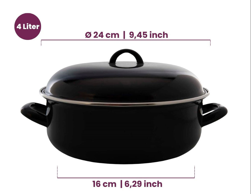 Cocotte Cookinglife - Cocotte émaillée - Cooking - ø 24 cm / 4 L