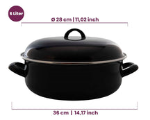 Faitout Cookinglife - En acier émaillé - Cooking - ø 28 cm - 6 L