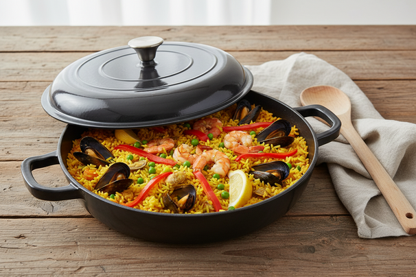 Cocotte en fonte Cookinglife - Poêle à braiser - Heritage Cast - 30 cm