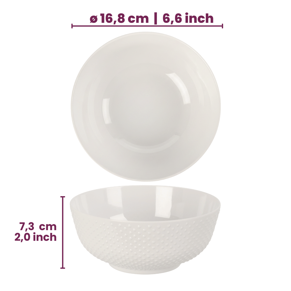 Ensemble de bols Cookinglife - en mélamine - CampVibe - Ø 16,8 cm - 4 pièces