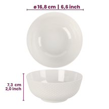 Ensemble de bols Cookinglife - en mélamine - CampVibe - Ø 16,8 cm - 4 pièces