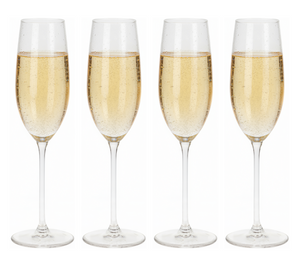 Set de verres a vin Cookinglife - Verres a champagne - Solare - 210ml - 4 pièces