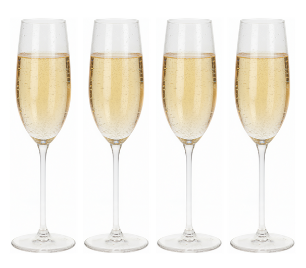 Set de verres a vin Cookinglife - Verres a champagne - Solare - 210ml - 4 pièces