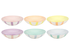 Set d'assiettes Cookinglife - Assiettes a pates - SpringVibes - ø21cm - 6 pieces