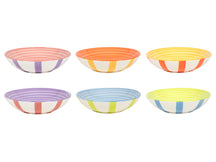 Set d'assiettes Cookinglife - Assiette à pâtes - Summer Vibes - 21cm - 6 pièces