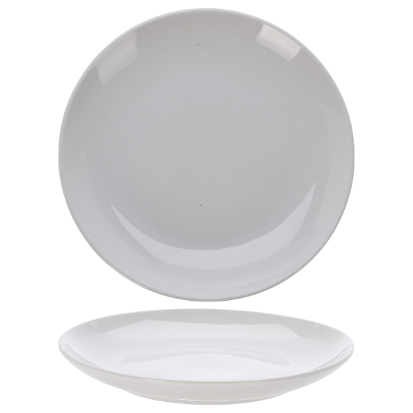 Ensemble d'assiettes Cookinglife - Coupe - en porcelaine - 27 cm - 4 pièces