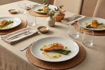 Ensemble d'assiettes Cookinglife - Coupe - en porcelaine - 27 cm - 4 pièces