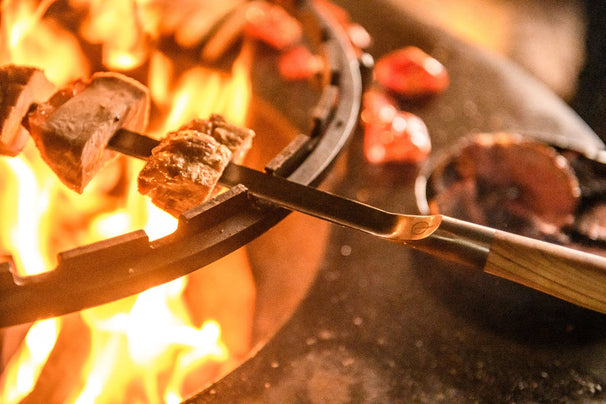 Brochette de barbecue Forged - Forme en V - Churrasco - 60 cm