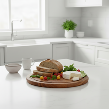 Planche à découper Cookinglife - ronde - Pure Wood - Ø 25 cm - 1 pièce