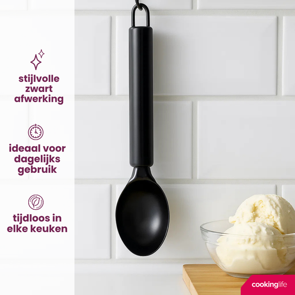 Pelle à glace Cookinglife - Cuillère à boules de glace - Kitchen Tools - 19,5 cm