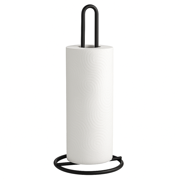 Porte-rouleau de cuisine Cookinglife - Porte essuie-tout - Noir - 32 cm