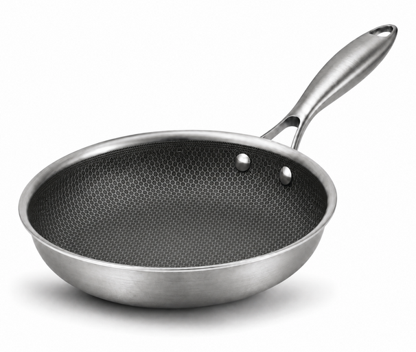 Poêle à Frire Cookinglife HexaCook Hybride ø 24 cm - ANTI-ADHÉSIF - compatible avec toutes les sources de chaleur - revêtement anti-adhésif en céramique