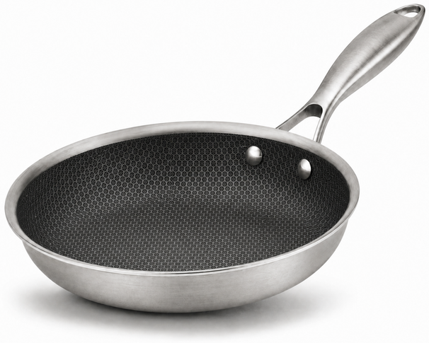 Poêle à Frire Cookinglife HexaCook Hybride ø 28 cm - ANTI-ADHÉSIF - convient à toutes les sources de chaleur - revêtement antiadhésif en céramique
