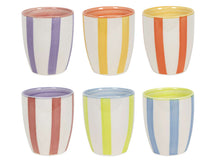 Ensemble de vaisselle Cookinglife Summer Vibes 24 pièces / 6 personnes - 6 assiettes à dîner, 6 assiettes à petit-déjeuner, 6 bols et 6 mugs