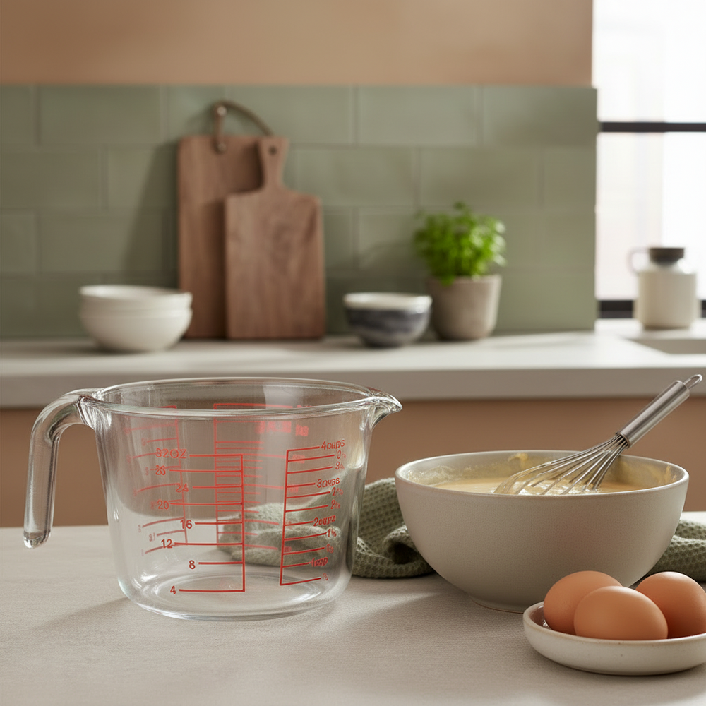 Verre mesureur Cookinglife - en verre borosilicate - Série Mesures - 1 L
