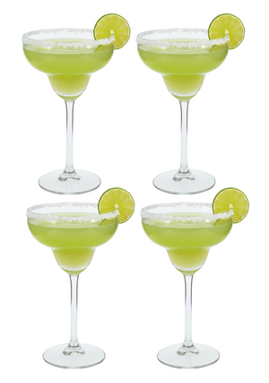 Ensemble de verres à margarita Cookinglife - Bar Essentials - 300 ml - 4 pièces