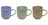 Ensemble de mugs Cookinglife - Mugs a cafe - Aqua Maris - 400 ml - 6 pièces