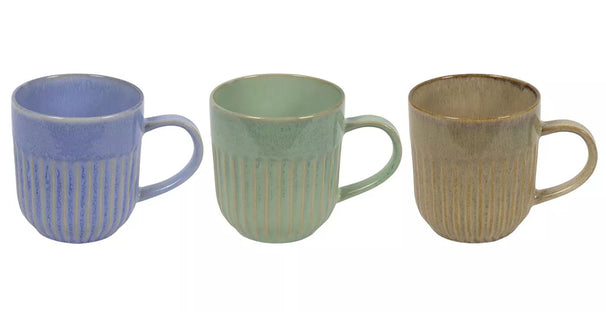 Ensemble de mugs Cookinglife - Mugs a cafe - Aqua Maris - 400 ml - 6 pièces