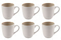 Ensemble de mugs Cookinglife - Mugs à café - Nola Sand - 350 ml - 6 pièces