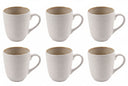 Ensemble de mugs Cookinglife - Mugs à café - Nola Sand - 350 ml - 6 pièces
