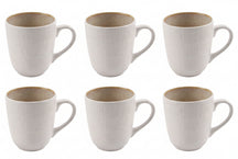 Ensemble de mugs Cookinglife - Mugs à café - Nola Sand - 350 ml - 6 pièces