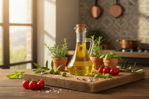 Ensemble de flacons a huile Cookinglife - en verre - 300 ml - 6 pièces