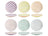 Set d'assiettes Cookinglife - Petit-déjeuner - Spring Vibes - 19 cm - 6 pièces