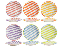 Set d'assiettes Cookinglife - Assiettes dessert - Summer Vibes - 19cm - 6 pièces