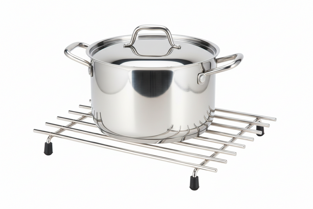 Dessous de plat Cookinglife - en acier inoxydable - 24 x 19 cm - 1 pièce