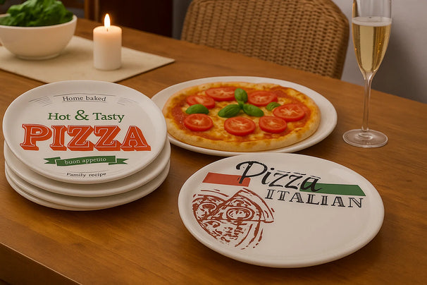 Assiette à pizza Sareva - Plat à pizza - Buon Appetito - Ø 30 cm