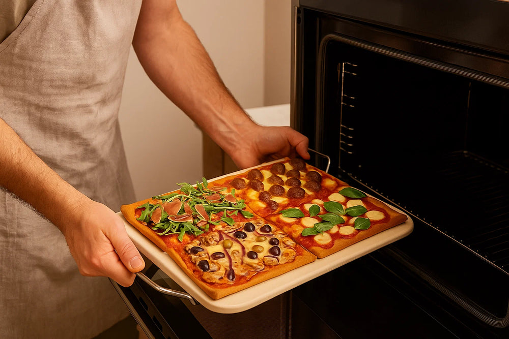 Pierre à pizza Cookinglife - en pierre - Italian - 30 x 38 cm