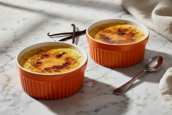 Ensemble de ramequins Cookinglife - Crème brûlée - Orange - Ø 11 cm - 2 pièces