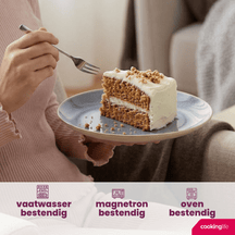 Set d'assiettes Cookinglife - Assiettes à dessert - Serene - Ø 20 cm - 4 pièces