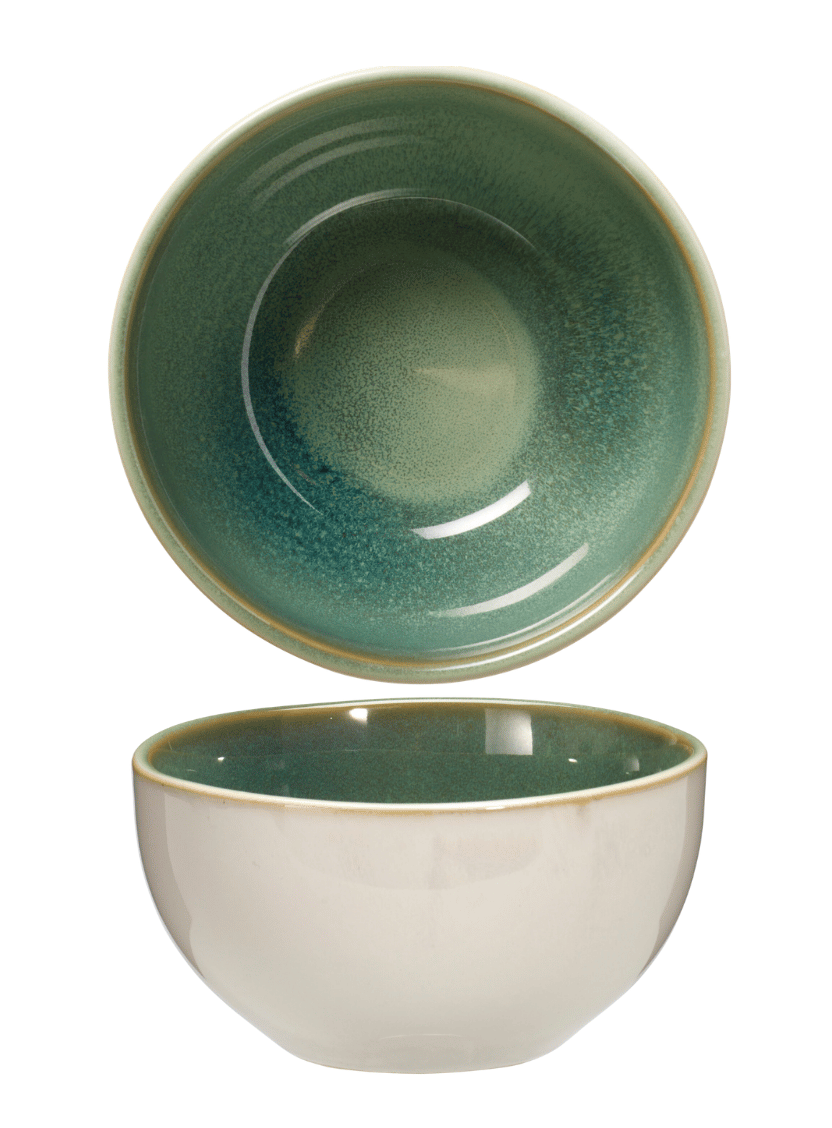 Bols à soupe Cookinglife Serene Green ø 14 cm - Faïence - 4 pieces