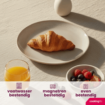 Ensemble d'assiettes Cookinglife - Petit-déjeuner - Serene - 20 cm - 4 pièces