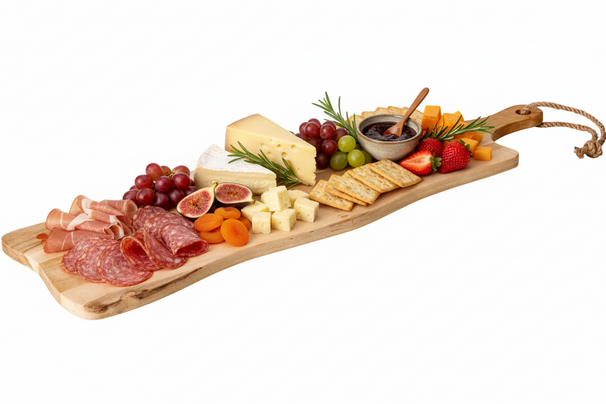 Planche de service Cookinglife - Planche a tapas - Teck - 69 x 20 cm - 1 pièce