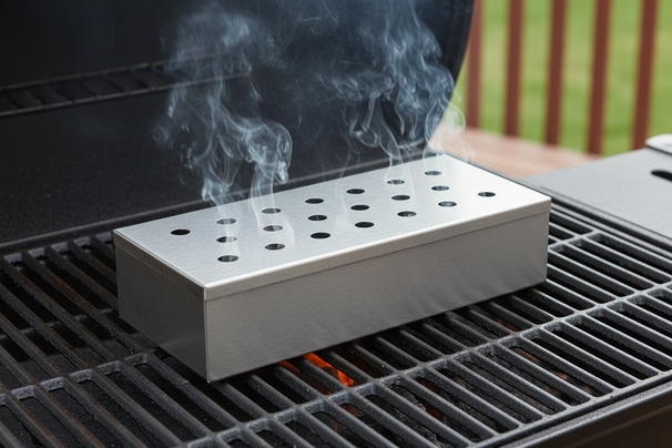 Boîte à fumoir Cookinglife - Fumoir à barbecue - Fire & Flavour - 25 cm