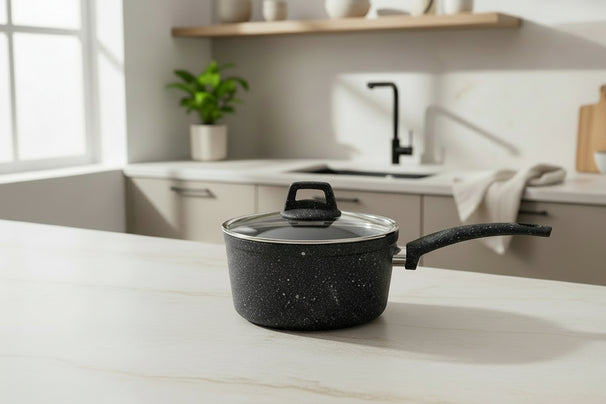 Casserole Cookinglife - Casserole a sauce - Black Speckle - 2,2 L