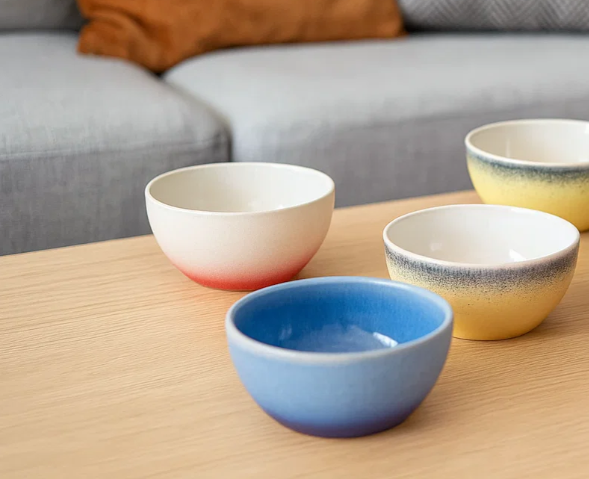 Ensemble de petits bols Studio Tavola - en grès - Fire - ø 10 cm - 6 pièces