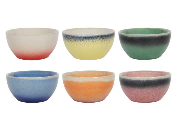 Ensemble de petits bols Studio Tavola - en grès - Fire - ø 10 cm - 6 pièces