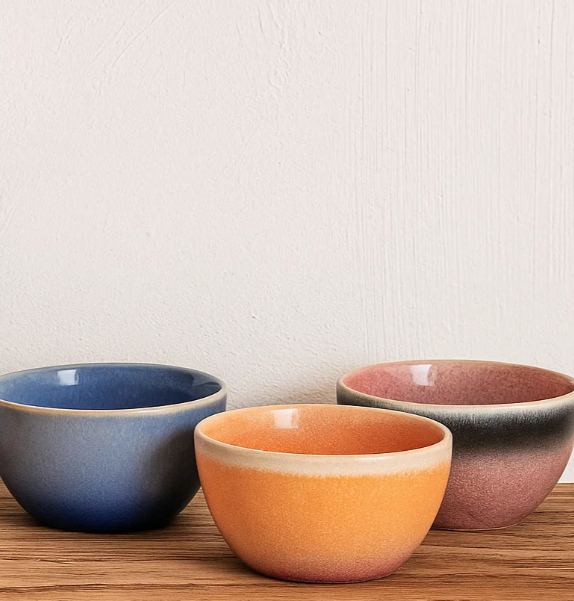 Ensemble de petits bols Studio Tavola - en grès - Fire - ø 10 cm - 6 pièces