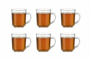 Ensemble de verres à thé Cookinglife - en verre - Daily - 220 ml - 6 pièces